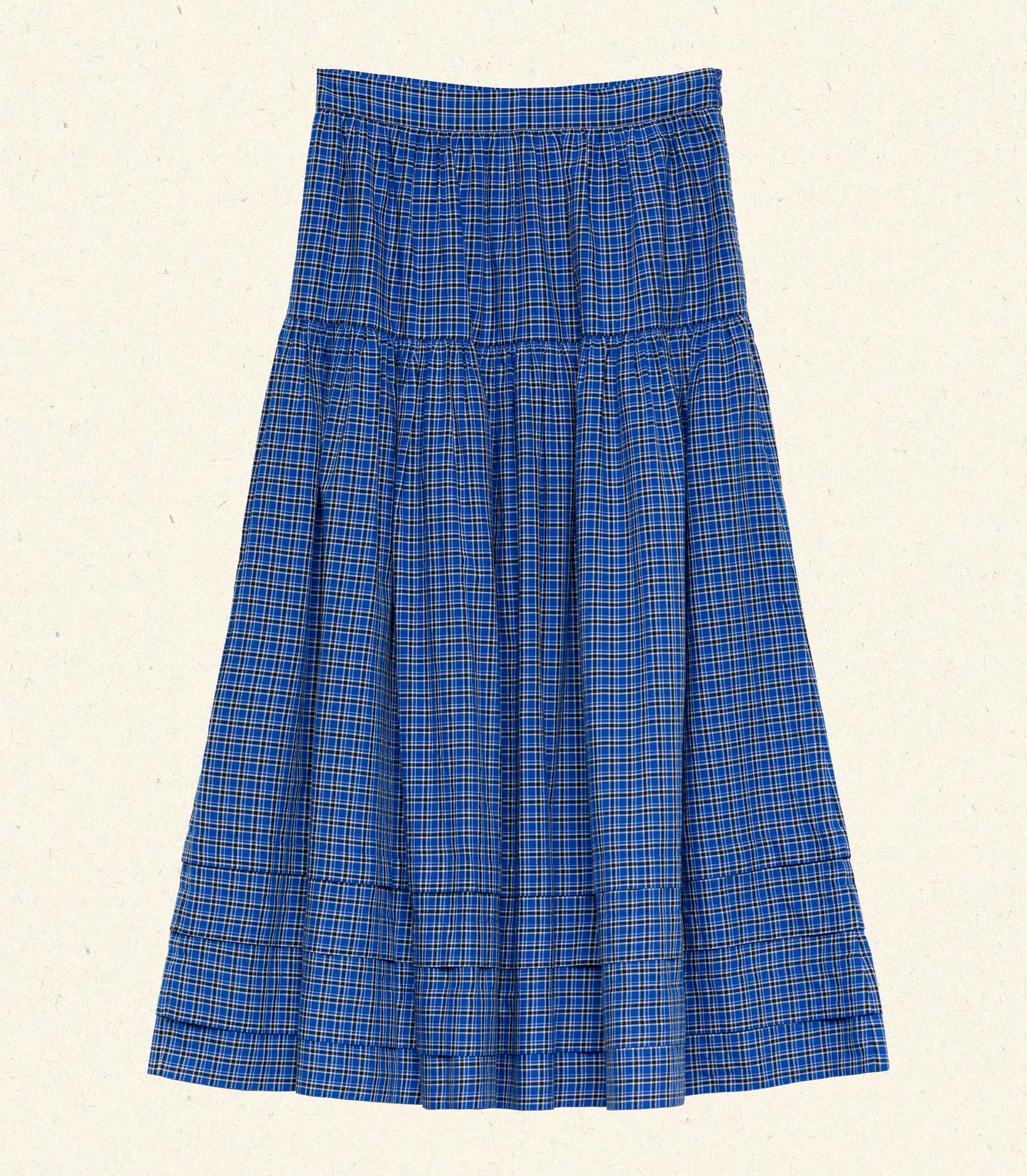 SEBASTIANE SKIRT -- CASSIS CHECK