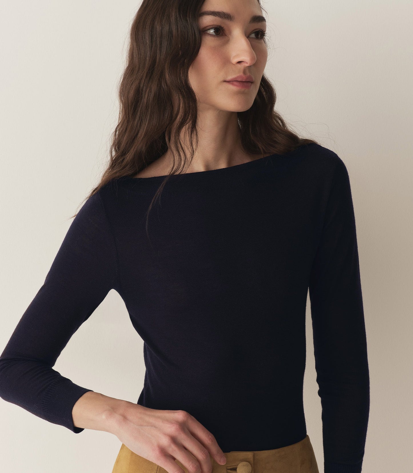 SILVIA SWEATER -- DEEP NAVY