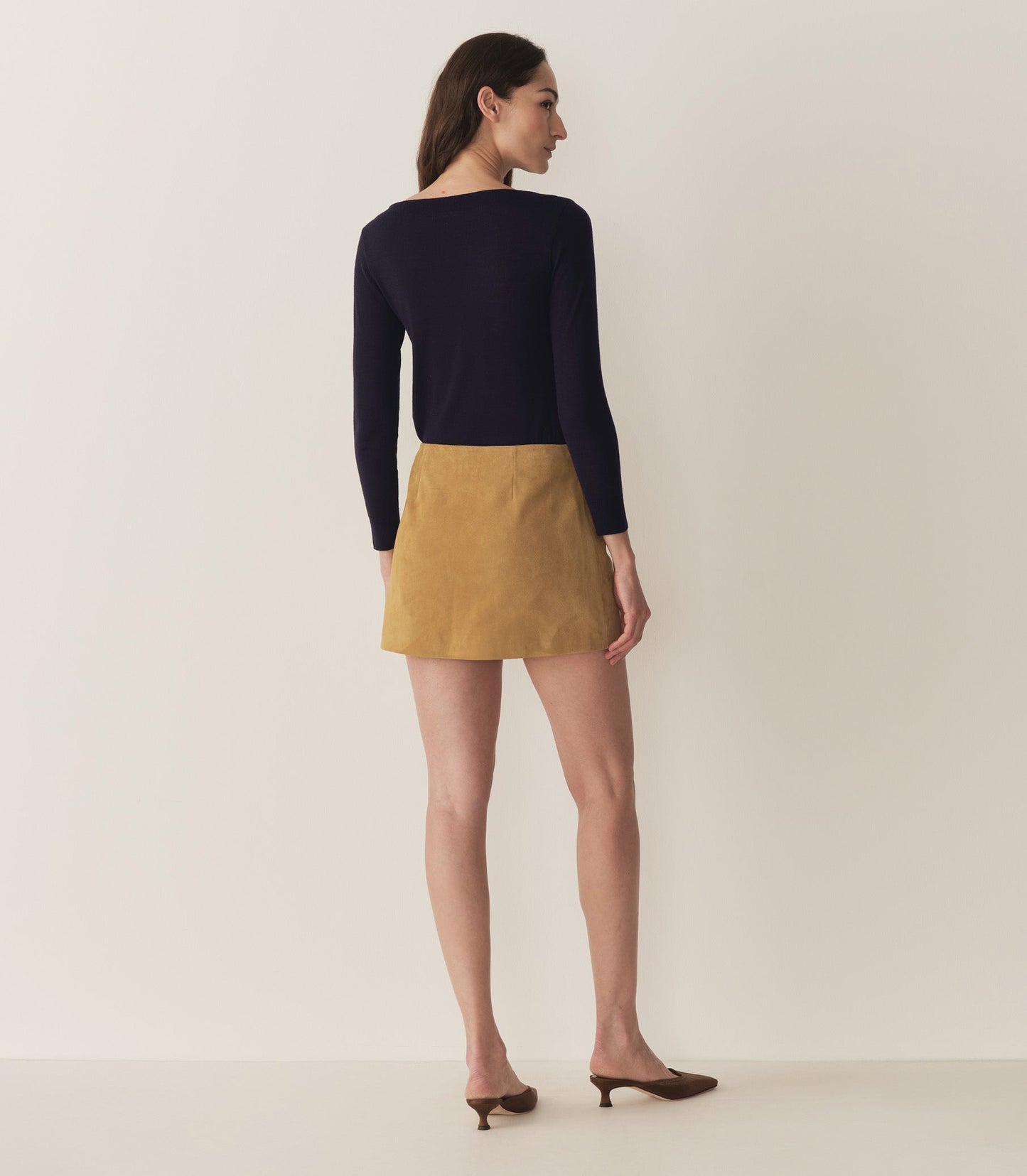 COURTNEY SKIRT -- LIGHT CAMEL