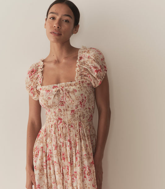 STANZA DRESS -- FLEURS DE PROVENCE
