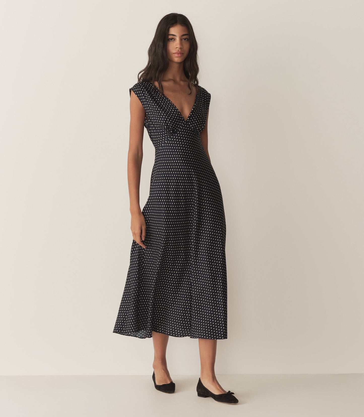 TAHLIA DRESS -- HEPBURN DOT