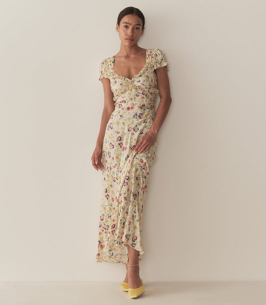 VALERINE DRESS -- WINDSWEPT BLOOMS